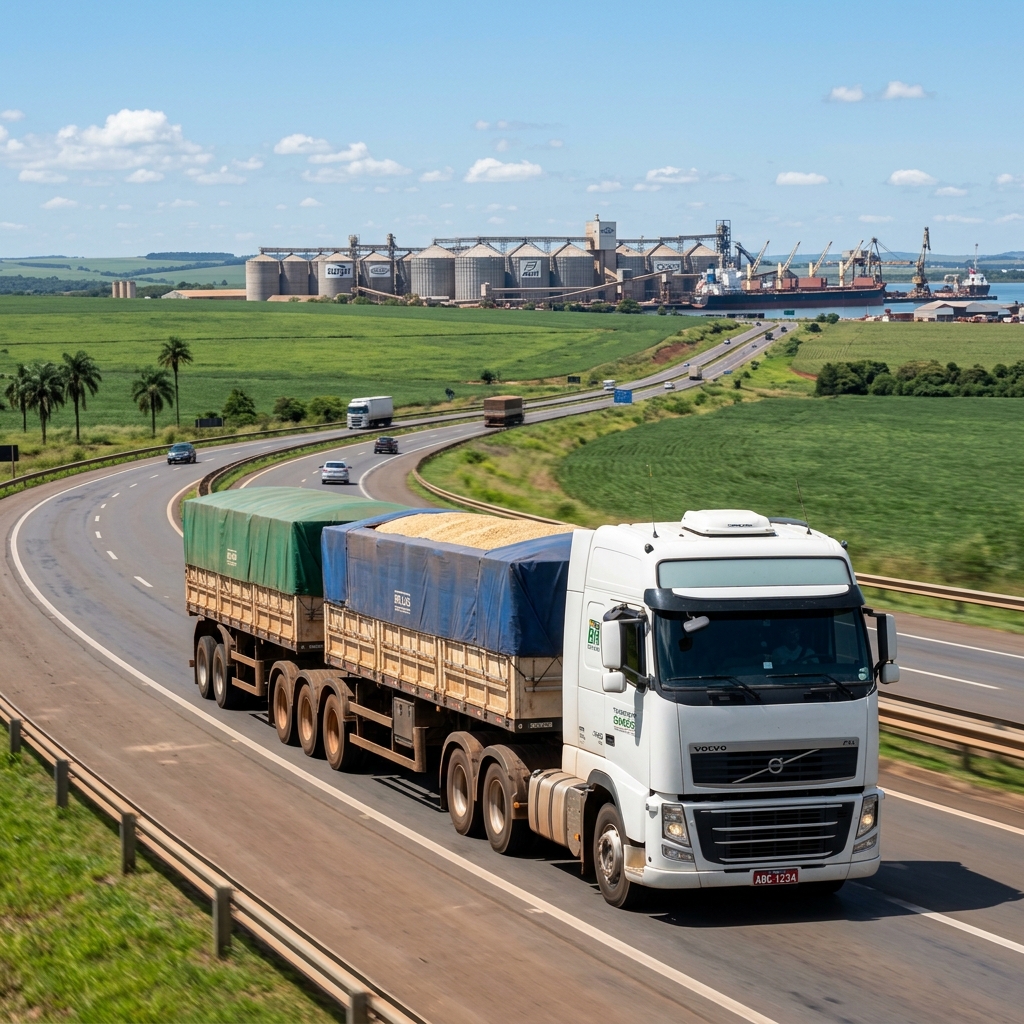 Logística de Transporte de Grãos Operações CIF e FOB