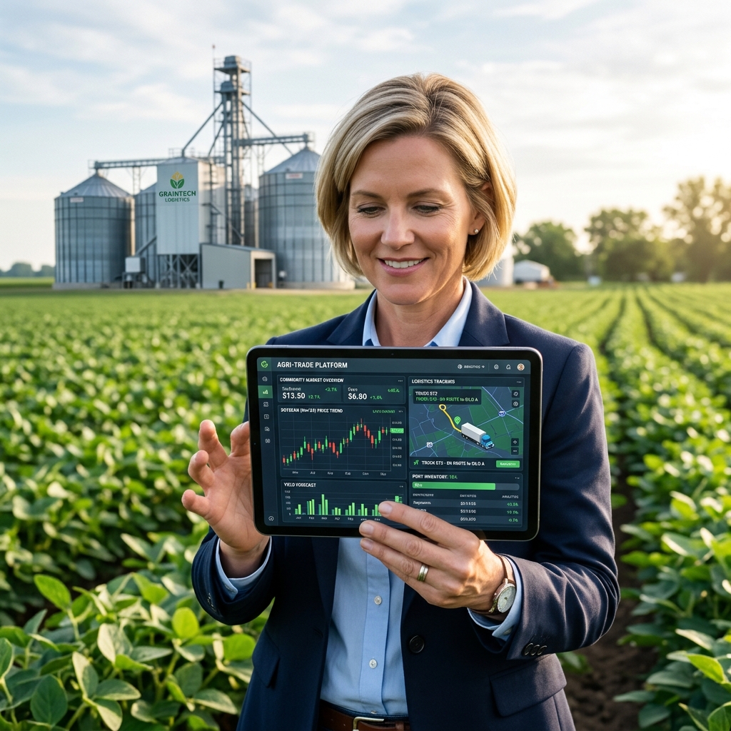 Plataforma Inteligente Agromarques de Comercialização de Grãos